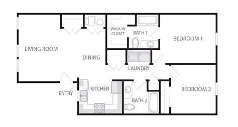 2 bedroom 2 bathroom cottage floor plans. Greenwood Senior Apartments | Floor Plans