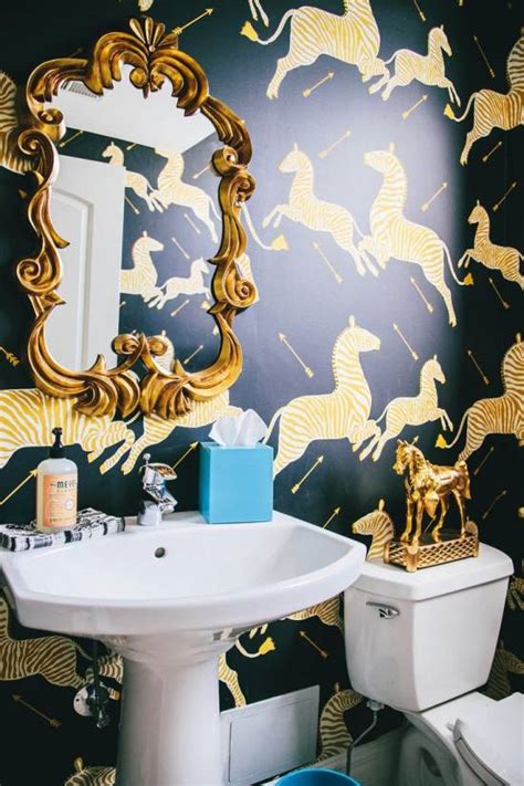 18 Tips For Rocking Bathroom Wallpaper
