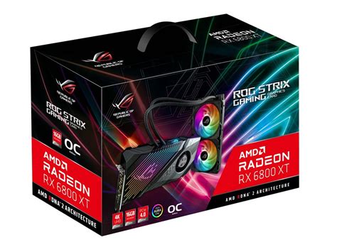 Asus Rog Strix Radeon Rx 6800 Xt Video Card Rog Strix Lc Rx6800xt O16g