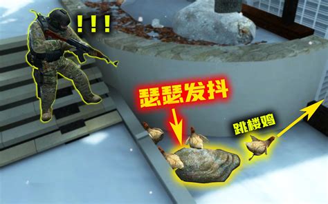 Csgo躲猫猫：这游戏里变成鸡是最安全的！我就不信你敢打！哔哩哔哩bilibili