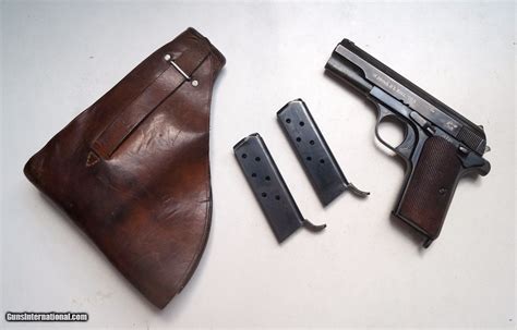 Femaru Hungarian Model 37 Nazi Marked With Holster And 2 Matching