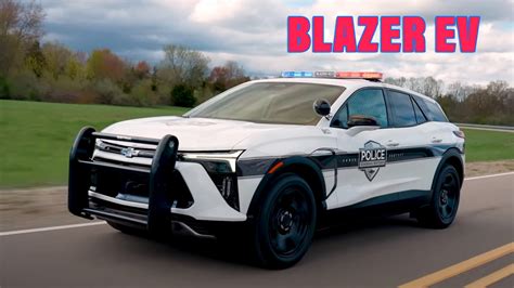 Chevy Blazer Ev Cop Car Carries 105 Kwh Of Power Carscoops