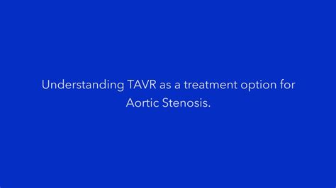 Medtronic India On Linkedin Tavr Aortic Stenosis