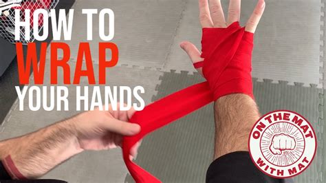 How To Wrap Your Hands For Boxing Kickboxing And Martial Arts Youtube