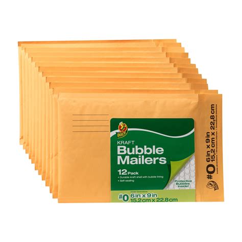 8 Kraft Bubble Postal Envelope Mailer Variety 4 Sizes Self Sealing 15