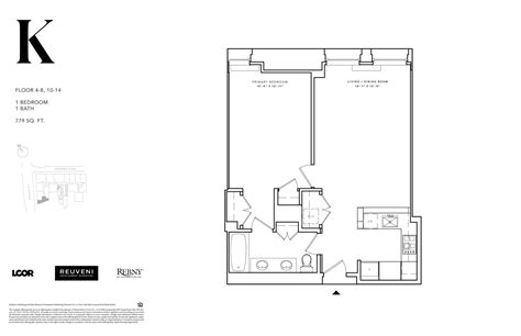 Floorplan Property - 14F - Reuveni Real Estate