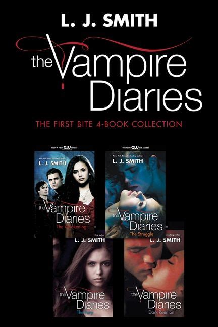 Vampire Diaries The First Bite 4 Book Collection Harper