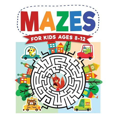 Mazes For Kids Ages 8 12 Maze Activity Book 8 10 9 12 10 12 Year