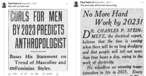 100 Years Ago People Made 15 Predictions For 2023 And Some Were Pretty