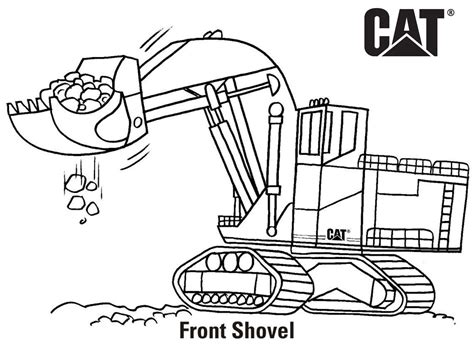 Free Coloring Pages Of Backhoes