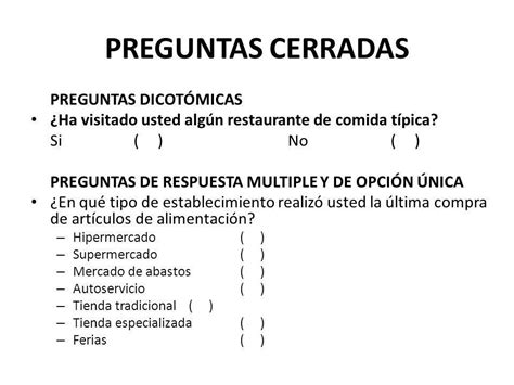 Ejemplos De Preguntas Abiertas Y Cerradas En Una Entrevista Nuevo Ejemplo