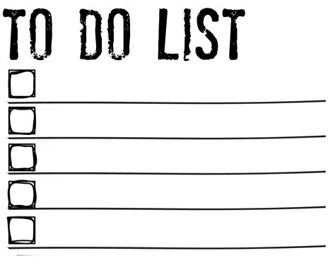 Working On Your To Do List