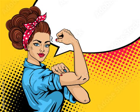 We Can Do It Poster Pop Art Sexy Strong Girl Classical American Symbol Of Female Power Woman
