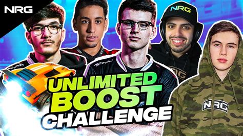 Nrg Rocket League Pros Play With Unlimited Boost Challenge Musty