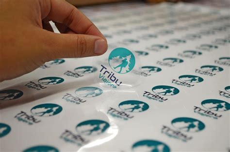 Stickers Personalizados Con Tu Marca Transparentes Meses Sin Intereses