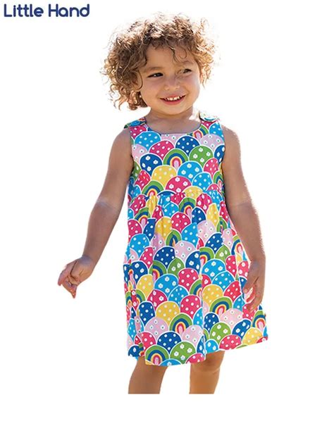 Little Hand Colorfull Candy Dress Children Girl Summer Sleeveless