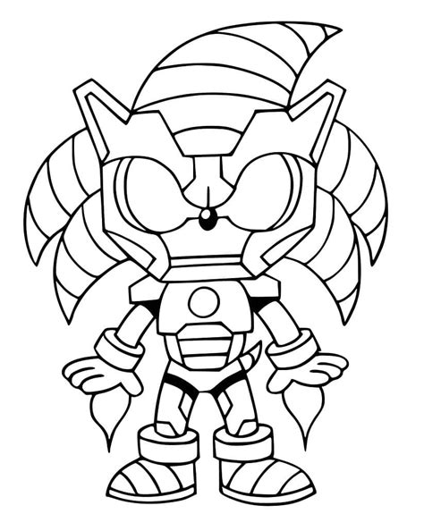 Top 68 Best Metal Sonic Coloring Pages Download And Print For Free