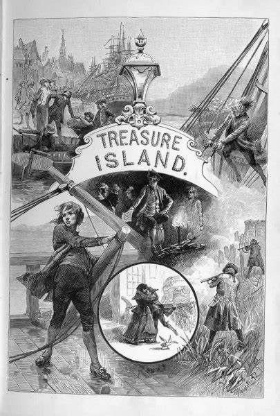 The First Illustrations For Treasure Island Robert Louis Stevenson