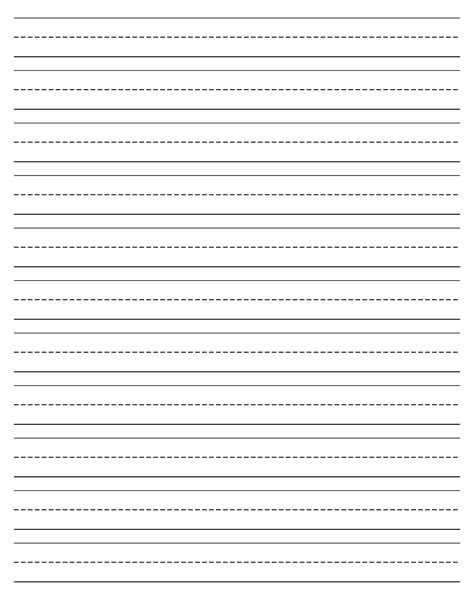Numbered Lined Paper Template For Your Needs