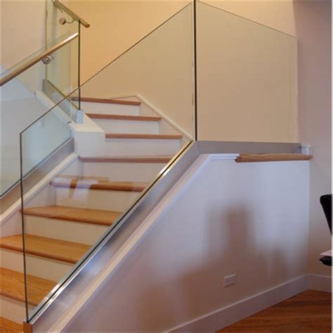 China Supplier U Channel Frameless Glass Railing For Stairbalconydeck