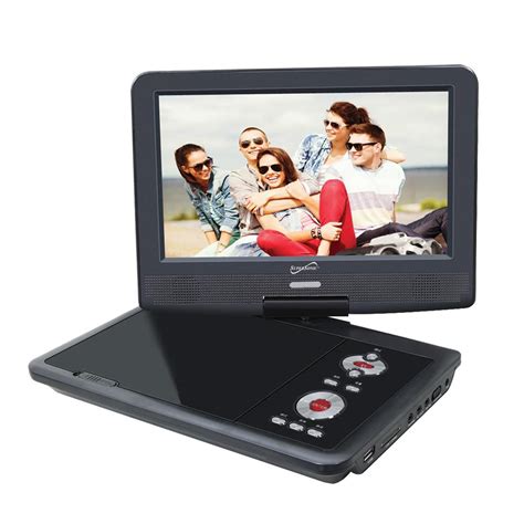 Portable Dvd Player With Digital Tv Usb Sd Inputs And Swivel Display