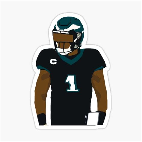 Jalen Hurts Sticker For Sale By Sportcollective Redbubble