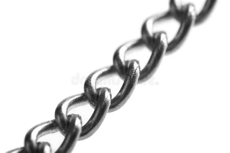 Metal Chain Isolated Stock Photo Image Of Defenseless 7204280