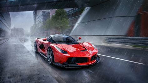 2560x1440 La Ferrari In Rain 4k 1440p Resolution Hd 4k Wallpapers