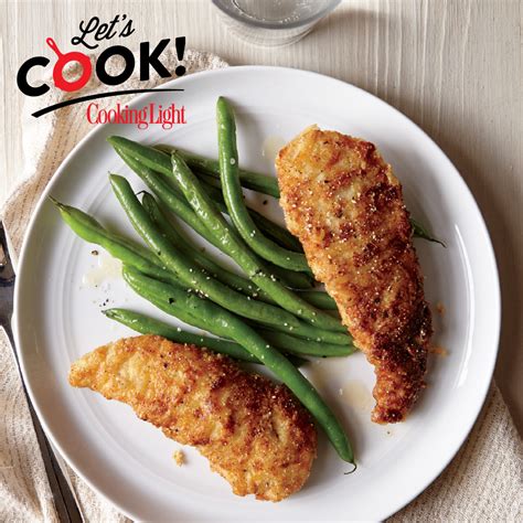 Pour the mixture over the chicken. How to Make Parmesan Chicken Breast Tenders - Cooking Light