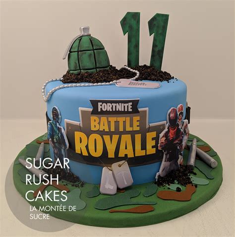 Fortnite Battle Royale Birthday Cake Fortnite Season 9 Week 1