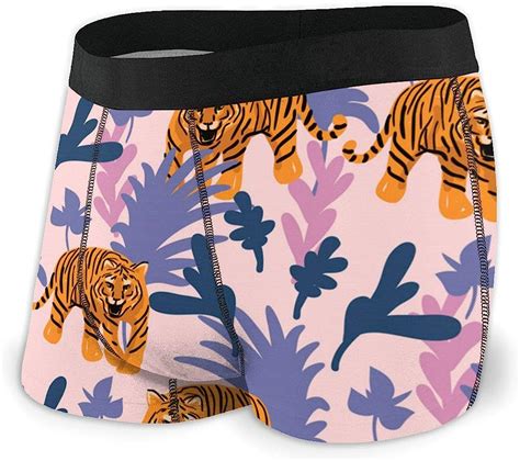 Personalized Underwear Tigers In The Jungle Boxer Briefs For Men Boys