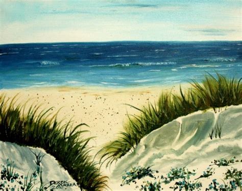 Watercolor Paintings Art By Derek Mccrea Sand Dunes Beach Oil Painting