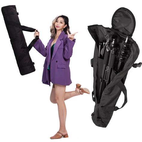 Tripod Bag Carry Case Black Padded 90 100 120cm Zip Studio Light Stand