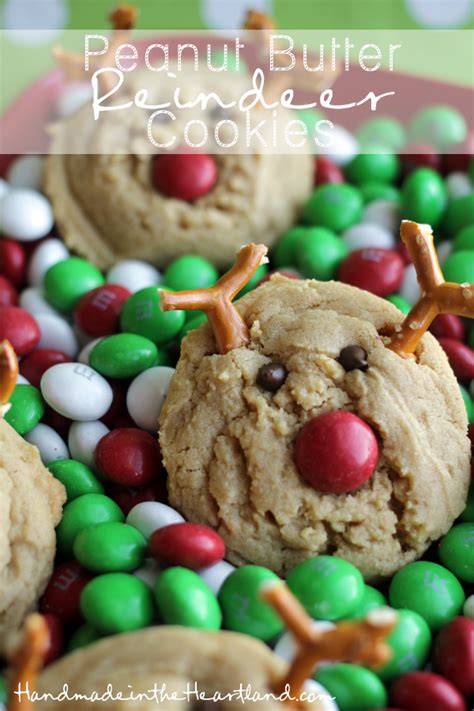 Peanut Butter Reindeer Cookies Handmade In The Heartland Recipe