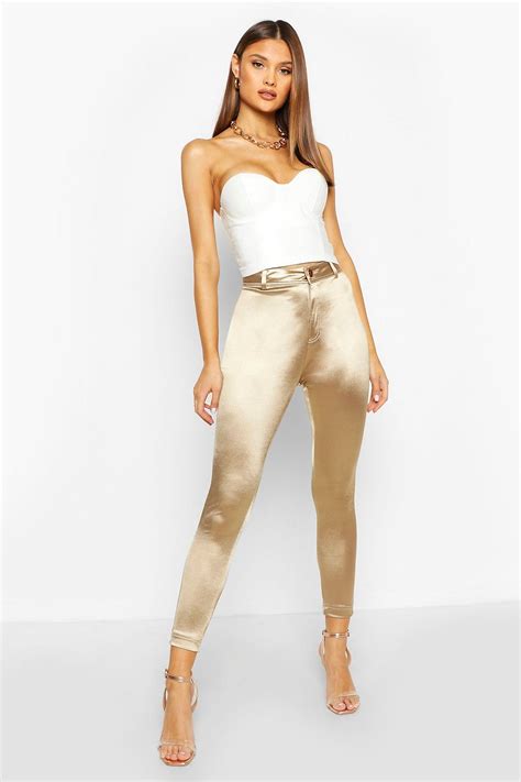 high waisted disco trousers boohoo 60s pants disco pants cropped pants trousers pedal