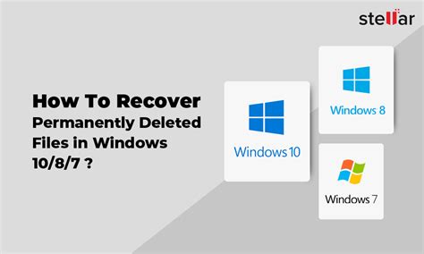 Solution How To Recover Permanently Deleted Files In Windows 1087