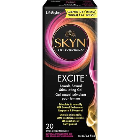 Lifestyles Excite Female Stimulating Gel 050 Oz 15ml Care And Shop