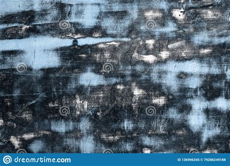 Blue Grunge Board With Huge Scratches Texture - Cute Abstract Photo Background Stock Image ...