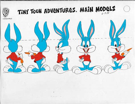 Buster Bunny Model Sheet 2 By Cheril59 On Deviantart
