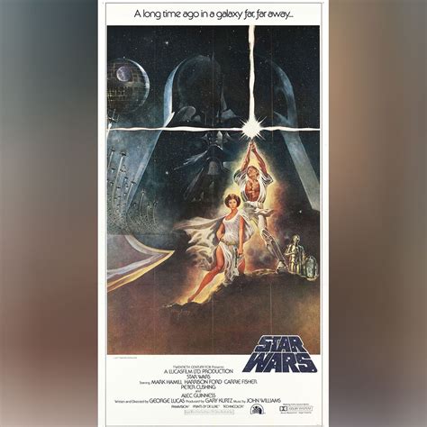 Star Wars Episode Iv A New Hope 1977 Original Movie Poster