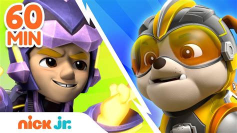 Mighty Rubble Charges Up ⚡️ Wpaw Patrol Skye Chase And Zuma 60