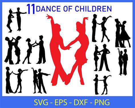 Niños Danza Svg Niños Svg Niños Danza Niños Danza Silueta Etsy México