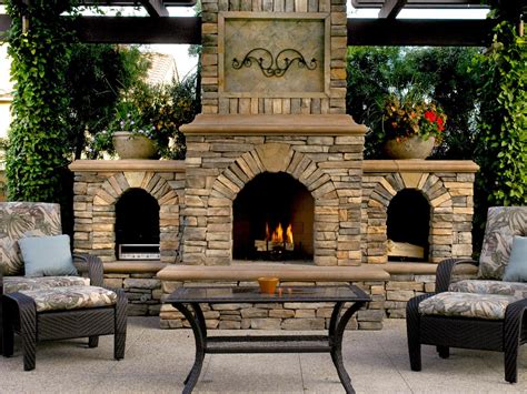 Outdoor Brick Fireplaces Hgtv