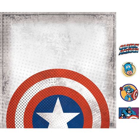 Roommates Captain America Shield Canvas Wall Art