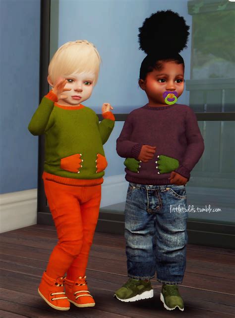 The Sims 4 Kids Lookbook — The Sims 4 Toddler Lookbook Sweater By