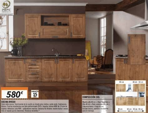 Cocinas modulares en bricomart a precios de almacén, con gran stock y marcas de calidad profesional. Catálogo de cocinas de Bricomart 2018 - EspacioHogar.com