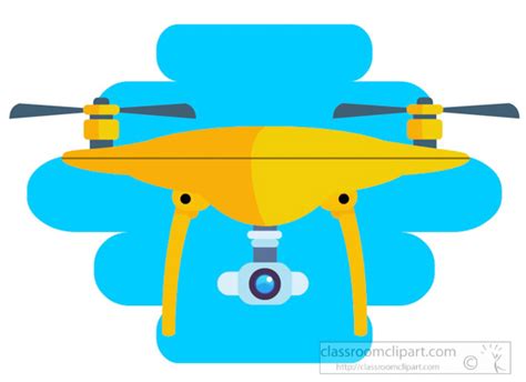 Aircraft Clipart Uav Drone With Camera Clipart Classroom Clipart