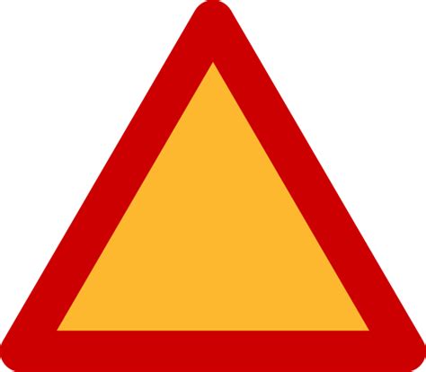 Triangle Warning Sign Red And Yellowsvg Clipart Best Clipart Best