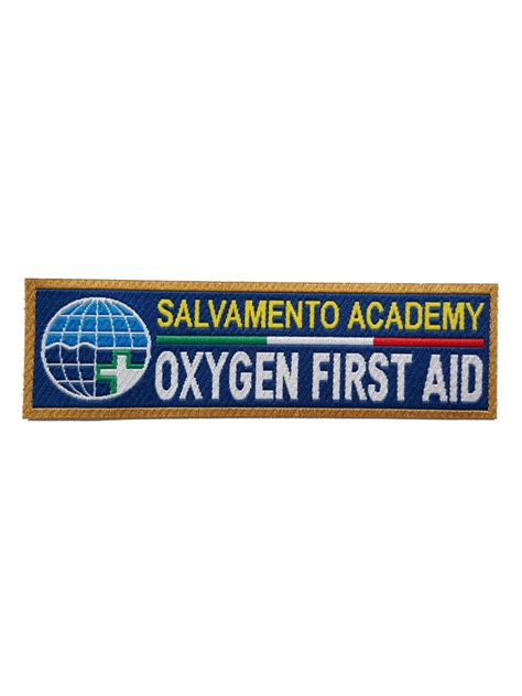 Patch Oxygen First Aid Salvamento Academy • Salvamento Academy