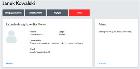 Jak wyłączyć lub skasować konto użytkownika? » Pomoc | home.pl